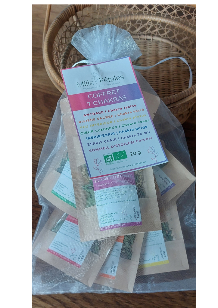 Coffret tisane 7 chakras